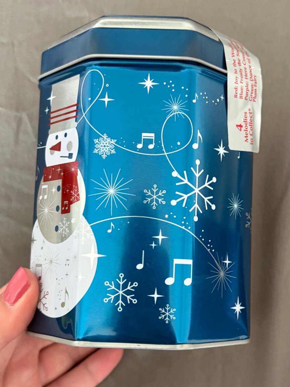 EMPTY Music Tin from Aldi